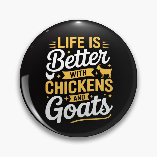 Item preview, Goats Chickens Life Is Better Farmer Humor Ranch designed and sold by MuteElevent.