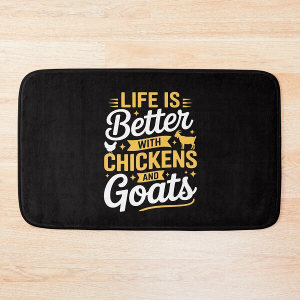 Item preview, Goats Chickens Life Is Better Farmer Humor Ranch designed and sold by MuteElevent.