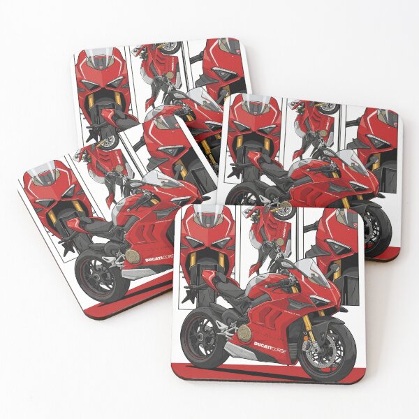 Item preview, Ducati Panigale V4S - Vector Art - Poster designed and sold by enzoade.