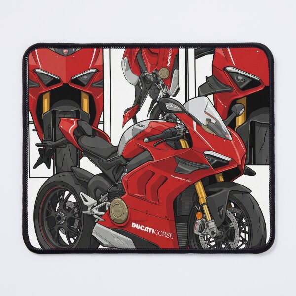 Item preview, Ducati Panigale V4S - Vector Art - Poster designed and sold by enzoade.