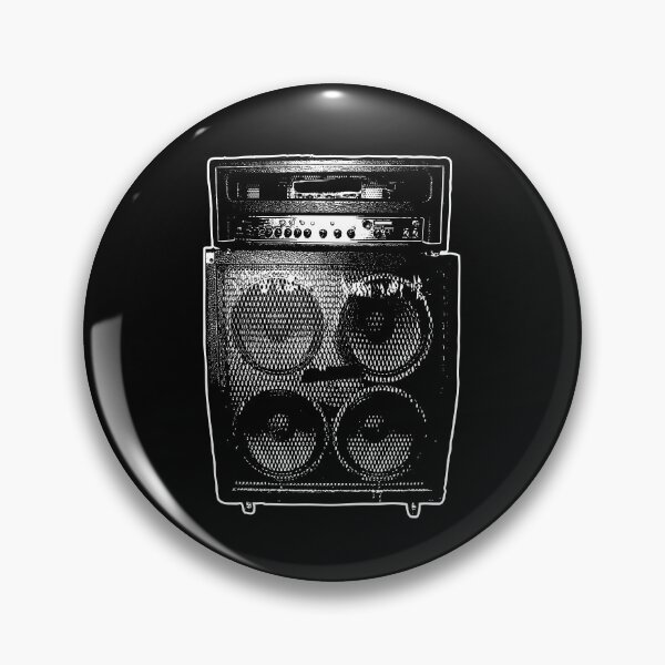 Item preview, 4x12 Guitar Speaker Cab and 100 watt Amp Head black and white designed and sold by Jdawnink.