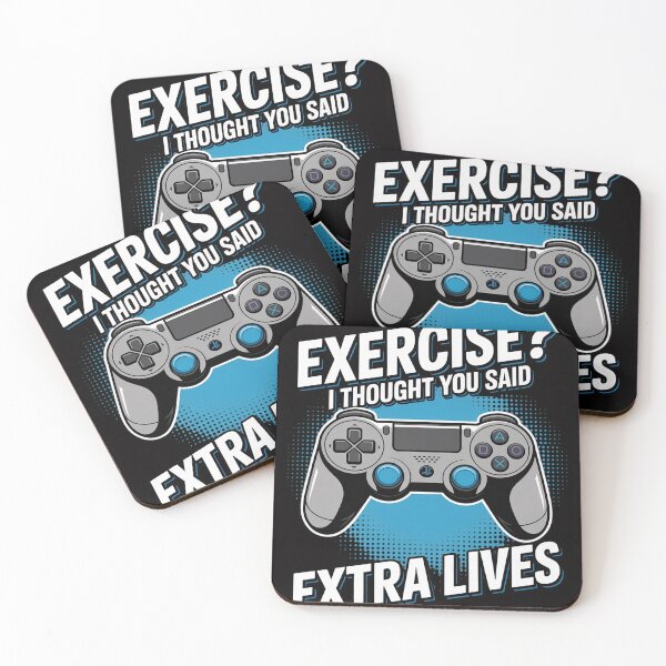 Item preview, Gamer Exercise Thought Extra Lives Gaming Men Boys Kid designed and sold by CareTopping.
