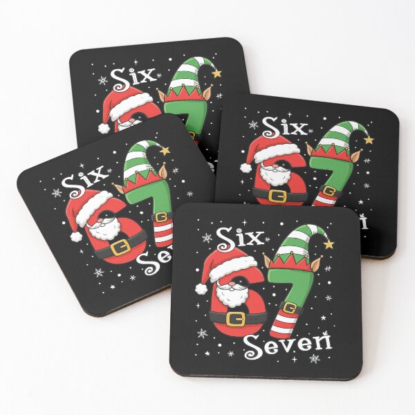 Item preview, Funny Six Seven 67 Meme 6 7 Elf Santa Christmas designed and sold by IdealDo.