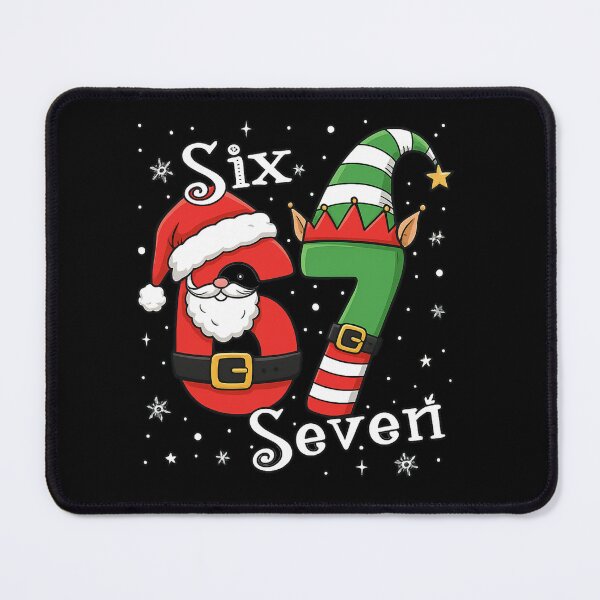 Item preview, Funny Six Seven 67 Meme 6 7 Elf Santa Christmas designed and sold by IdealDo.