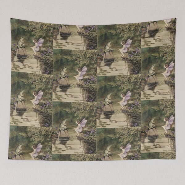 Item preview, Ida Rentoul Outhwaite Fairy and Frog Illustration designed and sold by TeeARTHY.