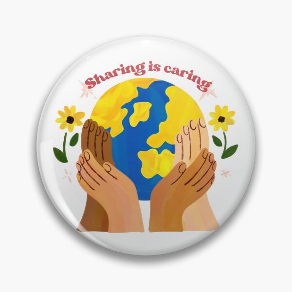 Item preview, Sharing is caring sticker designed and sold by DesignPMG.
