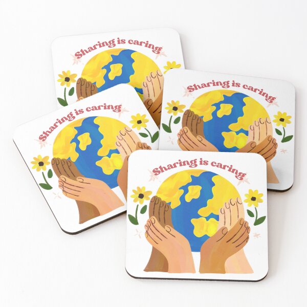 Item preview, Sharing is caring sticker designed and sold by DesignPMG.