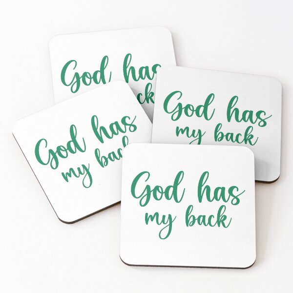 Item preview, God has my back designed and sold by "Crowned in Faith" Shop.