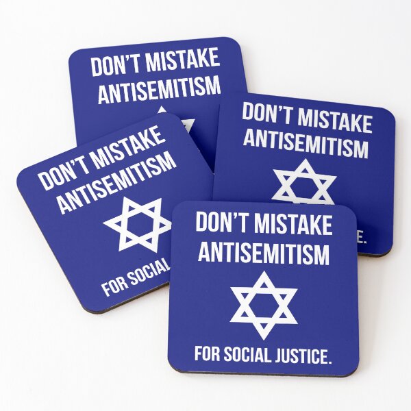Item preview, Don’t mistake antisemitism for social justice.  designed and sold by Rachel the Artist .