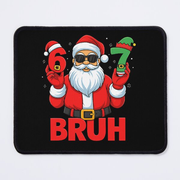 Item preview, Bruh Six Seven 67 Meme 6 7 Elf Santa Christmas designed and sold by IdealDo.