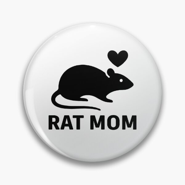 Item preview, Rat Mom Design – Cute Rat Lover Gift - Rodent Pet Owner Apparel - Minimalist Fancy Rat Illustration with Heart - Small Pet Mom Aesthetic designed and sold by BrainBubbleArt.