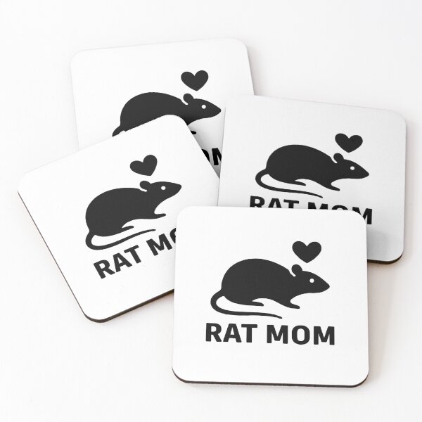 Item preview, Rat Mom Design – Cute Rat Lover Gift - Rodent Pet Owner Apparel - Minimalist Fancy Rat Illustration with Heart - Small Pet Mom Aesthetic designed and sold by BrainBubbleArt.