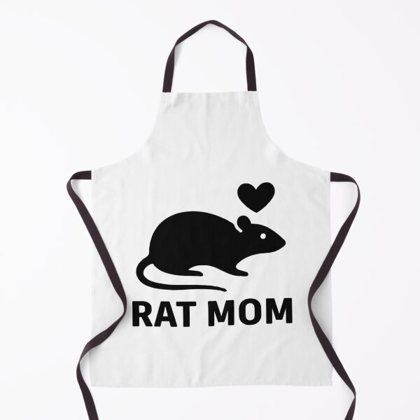 Item preview, Rat Mom Design – Cute Rat Lover Gift - Rodent Pet Owner Apparel - Minimalist Fancy Rat Illustration with Heart - Small Pet Mom Aesthetic designed and sold by BrainBubbleArt.