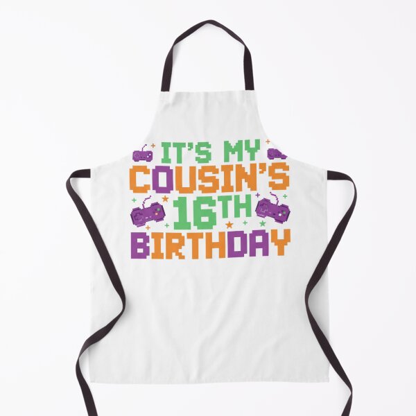 Item preview, Pixel Art Birthday Shirt It’s My Cousin’s 16th Birthday, Gamer Party Gift, Retro Game Graphic Tee designed and sold by Kukiishop.