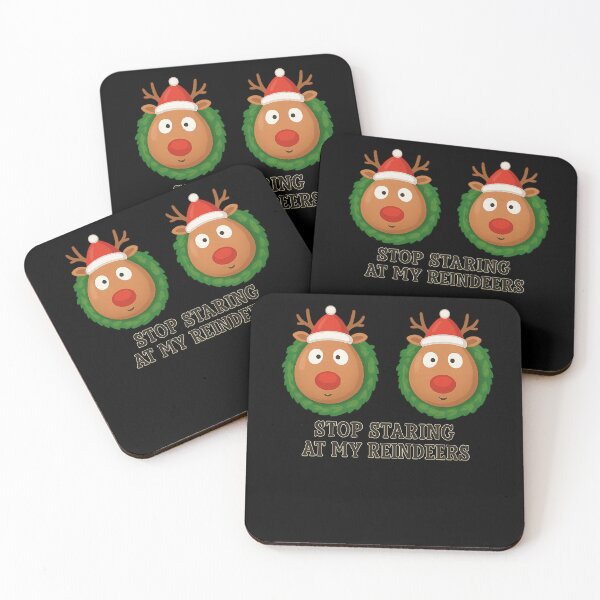 Item preview, stop staring at my boobs,funny christmas designed and sold by IdealDo.