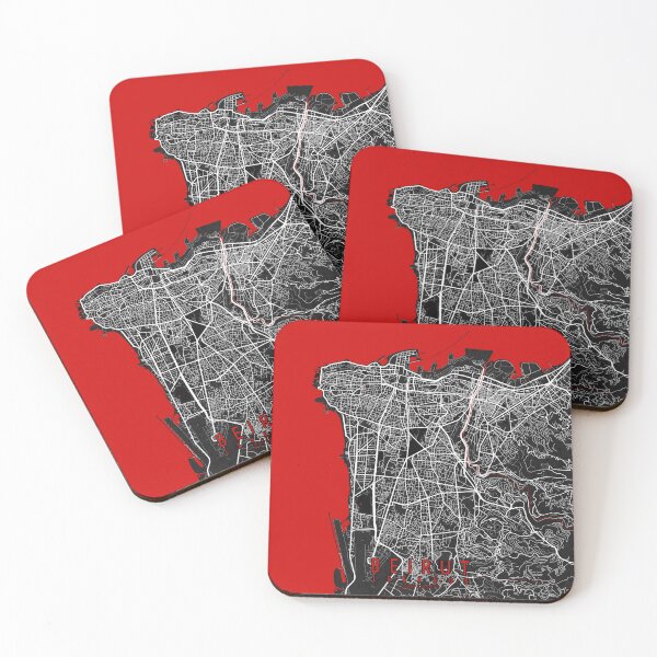 Item preview, Beirut City Map of Lebanon - Oriental designed and sold by deMAP.