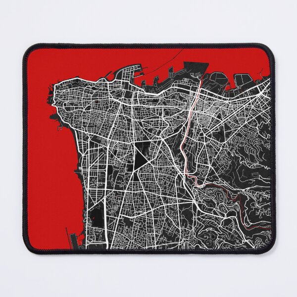 Item preview, Beirut City Map of Lebanon - Oriental designed and sold by deMAP.