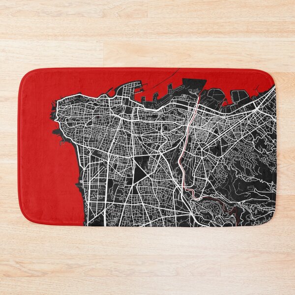Item preview, Beirut City Map of Lebanon - Oriental designed and sold by deMAP.