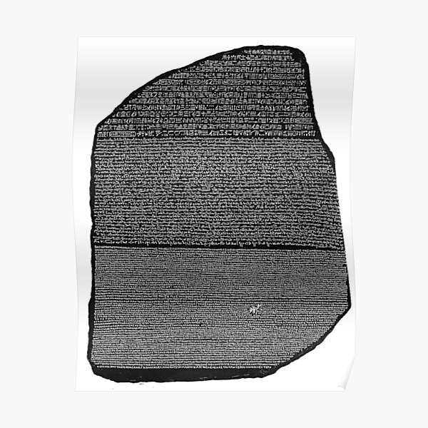 Rosetta Stone Poster