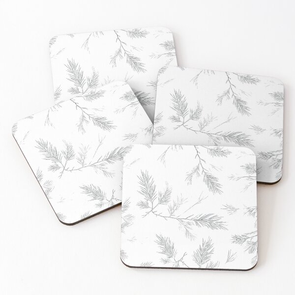 Item preview, Winter Botanical Lineart – Detailed Evergreen Branch Illustration designed and sold by Lol&love.