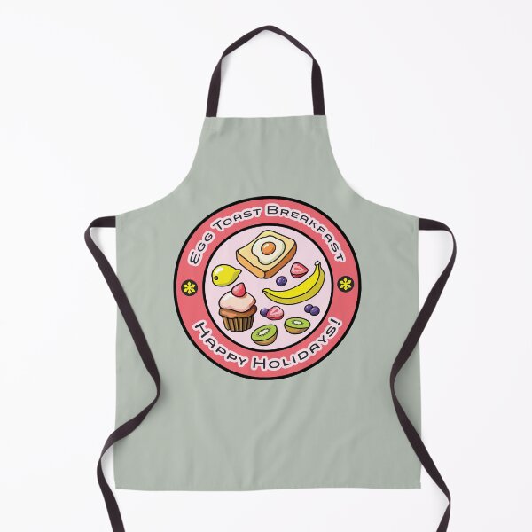 Item preview, Happy Holidays with Joyous Egg Toast Breakfast designed and sold by cremedecolor.