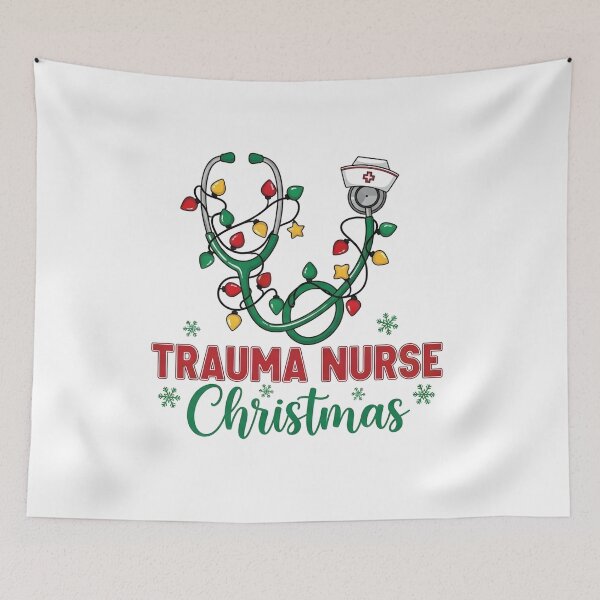 Item preview, Trauma Nurse Christmas Shirt – Funny ER Nurse Holiday Tee designed and sold by Clothesbest.