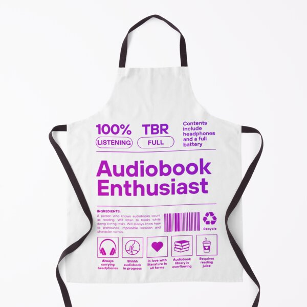 Item preview, Audiobook Enthusiast Sticker | Book Lover Gift designed and sold by theliteraryedit.