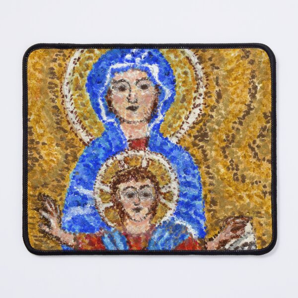 Item preview, Madonna and Child Jesus from the Chapel of San Zenone in the Basilica of Santa Prassede, Rome designed and sold by LymphomaLass.
