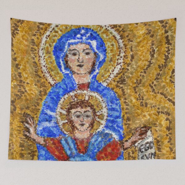 Item preview, Madonna and Child Jesus from the Chapel of San Zenone in the Basilica of Santa Prassede, Rome designed and sold by LymphomaLass.
