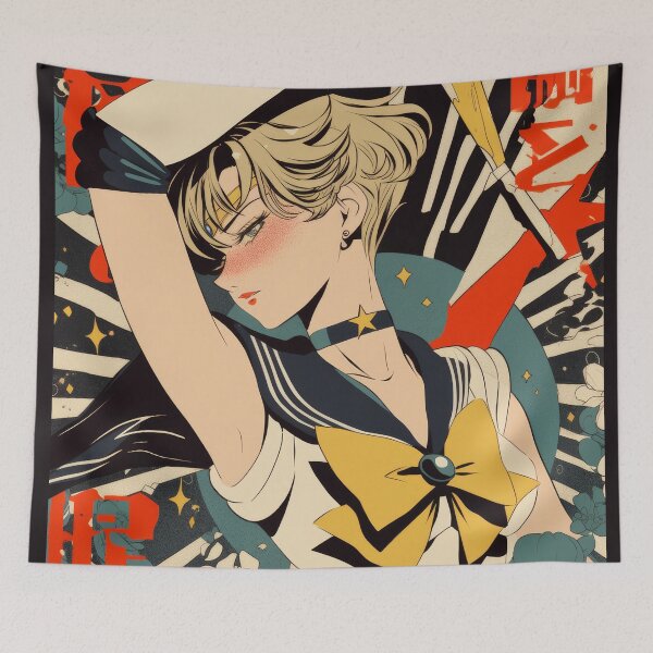 Item preview, Sailor Uranus Bold Japanese Kanji  designed and sold by AnimeArsenalPrints.
