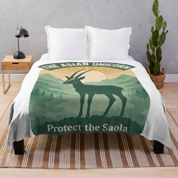 Item preview, The Asian Unicorn – Protect the Saola Conservation Design designed and sold by WildlifeInc.