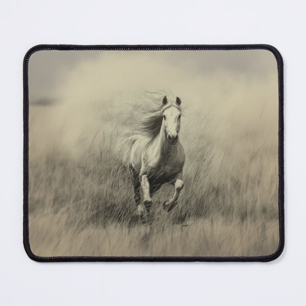 Item preview, A spirited Palomino horse galloping through a field of tall grass Horses in Motion designed and sold by CDC40.