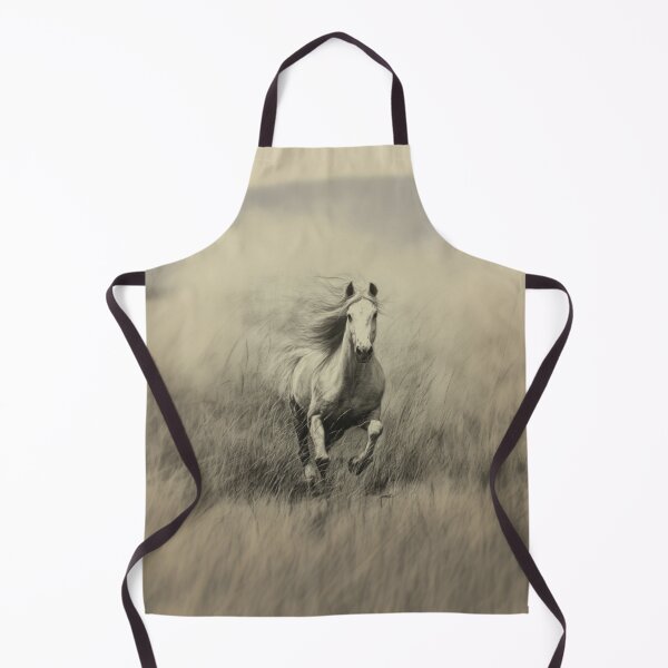 Item preview, A spirited Palomino horse galloping through a field of tall grass Horses in Motion designed and sold by CDC40.