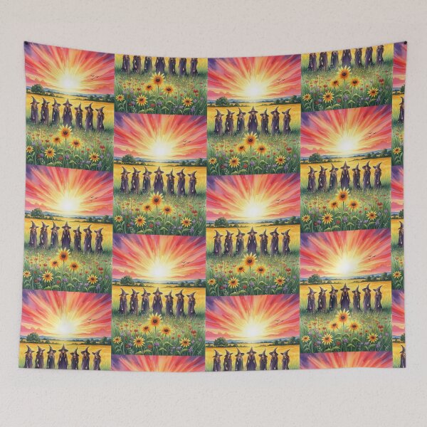 Item preview, Midsummer Witches Coven in Sunflower Field  designed and sold by TeeARTHY.
