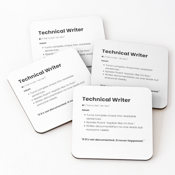 Item preview, Technical Writer Definition | Funny Documentation Gift for Writers & IT Professionals designed and sold by Yuli Club.