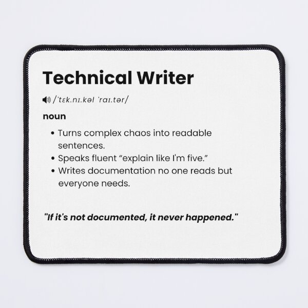 Item preview, Technical Writer Definition | Funny Documentation Gift for Writers & IT Professionals designed and sold by Yuli Club.