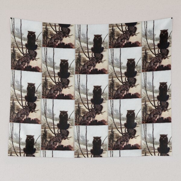 Item preview, Arthur Rackham Black Cat Jorinda and Joringel designed and sold by TeeARTHY.