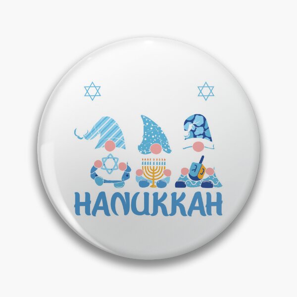 Item preview, Three Macabbee gnomes wish you a Happy Hanukkah designed and sold by therapymama.