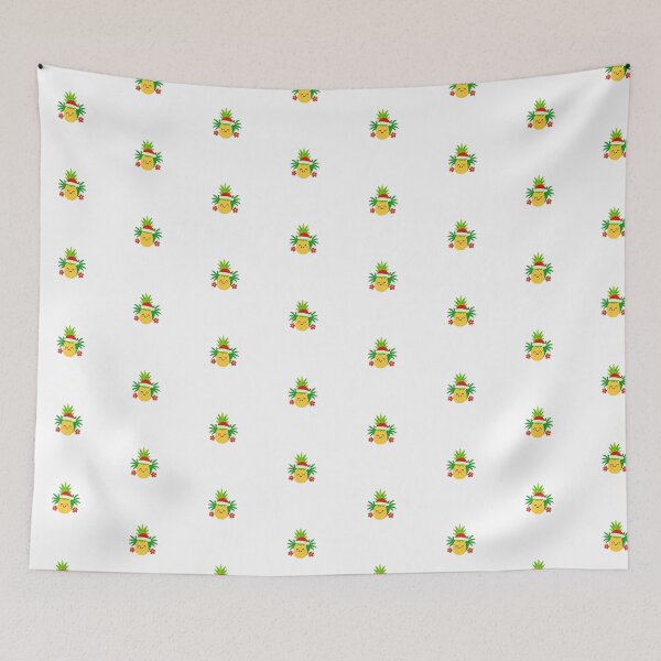 Item preview, Cute Pineapple Santa Hat Tropical Christmas Holiday designed and sold by TrinovaCreates.