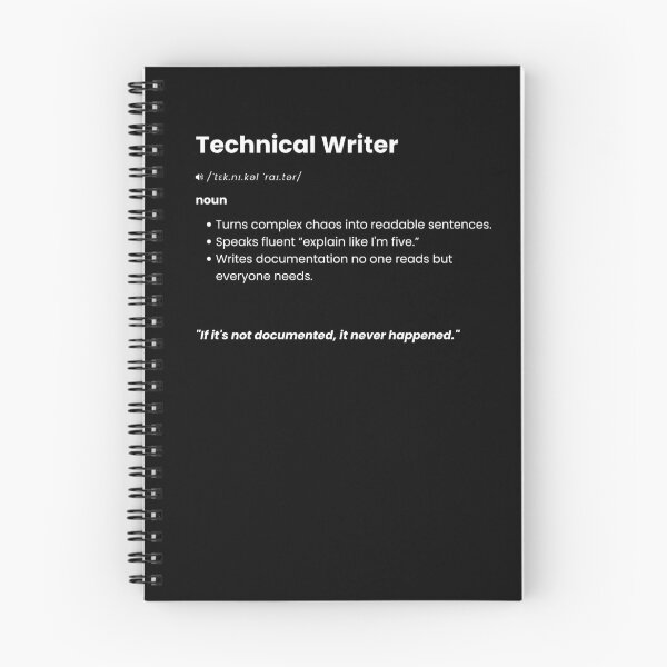 Item preview, Technical Writer Definition | Funny Documentation Gift for Writers & IT Professionals designed and sold by Yuli Club.