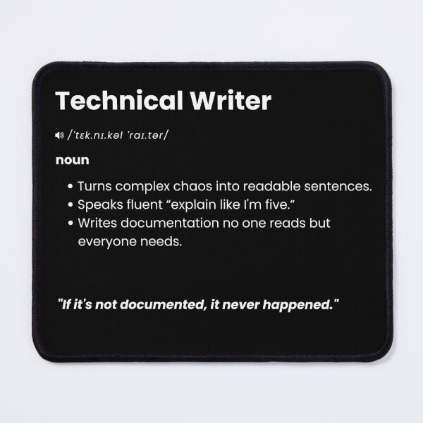 Item preview, Technical Writer Definition | Funny Documentation Gift for Writers & IT Professionals designed and sold by Yuli Club.