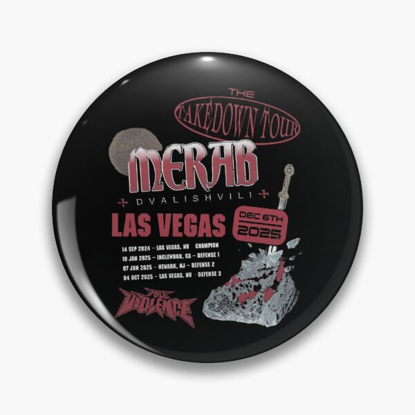 Item preview, Merab Dvalishvili "The Take Down Tour" designed and sold by JeyVel.