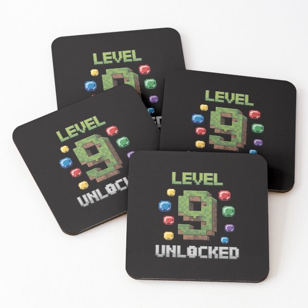 Item preview, Birthday Boy Level 9 Unlocked 9th Birthday Game Pixel designed and sold by margaridroso.
