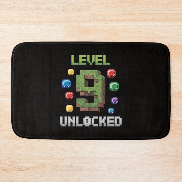 Item preview, Birthday Boy Level 9 Unlocked 9th Birthday Game Pixel designed and sold by margaridroso.
