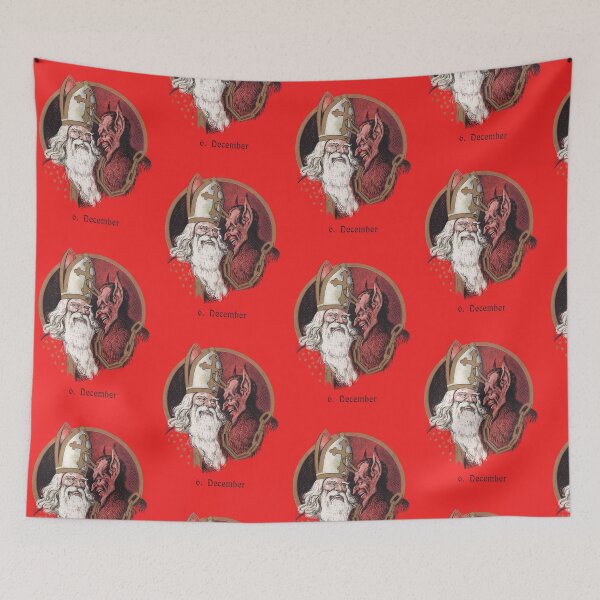 Artikelvorschau, Nikolaus und Krampus, 6. Dezember, Vintage entworfen und verkauft von TeeARTHY.