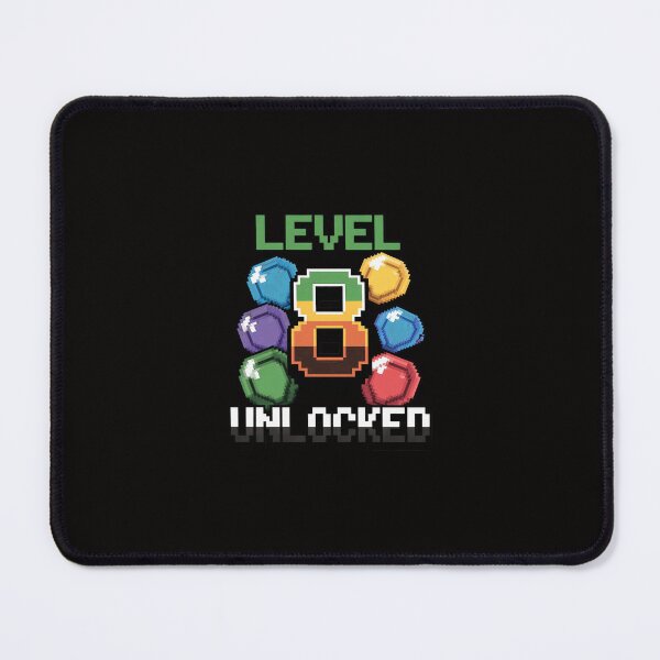 Item preview, Birthday Boy Level 8 Unlocked 8th Birthday Game Pixel designed and sold by margaridroso.