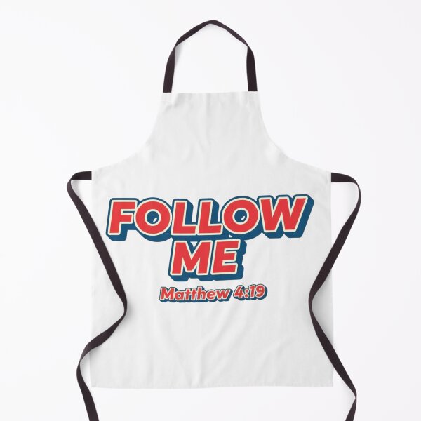 Item preview, FOLLOW ME Matthew 4:19 Retro Christian Call Tee designed and sold by FitnWear.