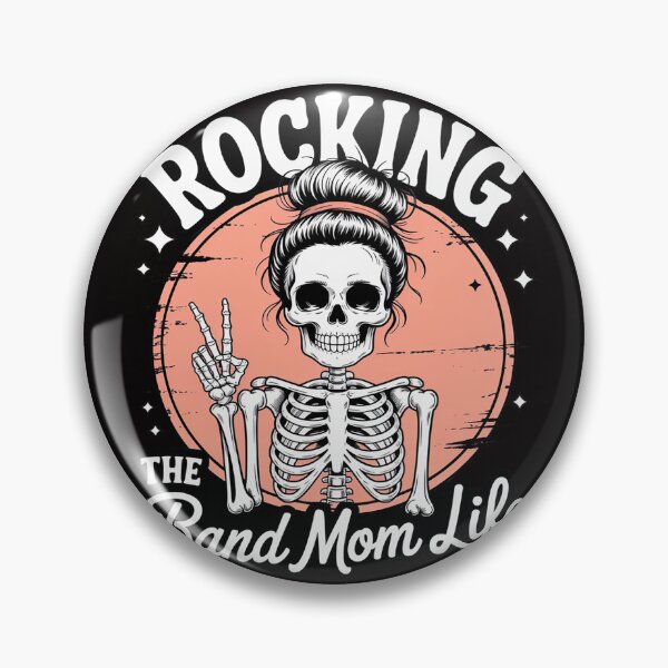 Item preview, Band Mom Skeleton Mom Rocking The Band Mom Life designed and sold by margaridroso.
