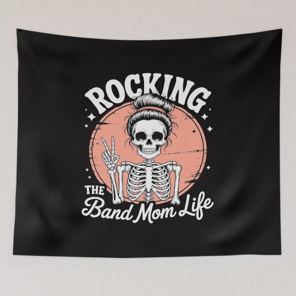 Item preview, Band Mom Skeleton Mom Rocking The Band Mom Life designed and sold by margaridroso.