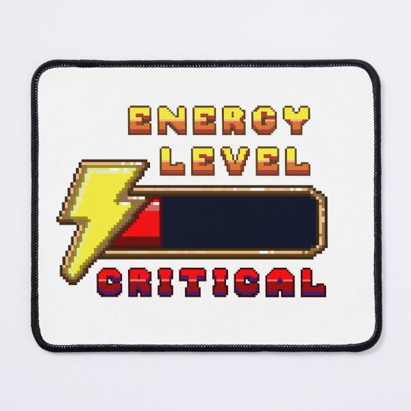 Item preview, Energy Level - Critical designed and sold by DrawnBadlyArt.